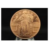 Standing Liberty 1oz .999 Pure Copper