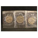 Lot of 3 1980 Susan B. Anthony Dollars