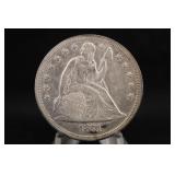 1871 Seated Liberty Silver Dollar *Scarce Coin