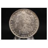 1884-O Uncirculated Morgan Silver Dollar