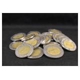 Lot of 18 Mexico $5 Coin