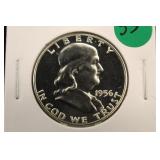 1956 Proof Franklin Silver Half Dollar