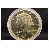 2020 Trump Gold Plated Coin