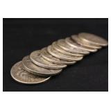 Lot of 10 Walking Liberty Silver Half Dollars