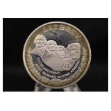 1991-S Rushmore Commem Silver Dollar