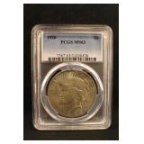 1926 PCGS Certified MS63 Silver Peace Dollar