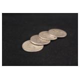 Lot of 4 1950 Roosevelt Silver Dime