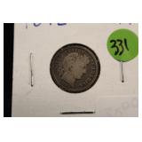 1892 Barber Silver Dime