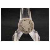 1913 Barber Silver Barber Dime