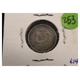 1890-1908 Kwangtung Province 10 Fen Silver Coin