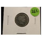 1911-D Barber Silver Dime