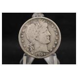 1902-O Barber Silver Half Dollar