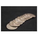 Lot of 10 Mercury Silver Dime