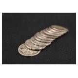 Lot of 10 Mercury Silver Dime