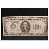 1934 $100 Federal Reserve Green Seal Note