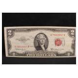 1953-C $2 Jefferson Red Seal Note