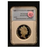 1987 Certified Australia Silver 10 Dollar Piece