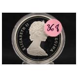 1987 Canada Davis Strait Silver Dollar