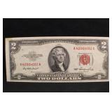 1953 $2 Red Seal Bank Note