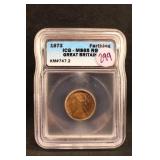 1873 Great Britain Farthing