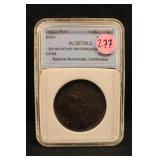 1909-S Certified U.S./Philippines Silver Peso