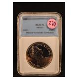 1965 Certified Canada Silver Dollar