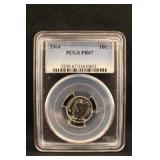 1964 PR67 Certified Roosevelt Silver Dime