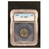 1960 MS67 Roosevelt Silver Dime
