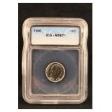 1960 MS67 Roosevelt Silver Dime
