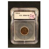 1939-S Certified Lincoln Wheat Cent