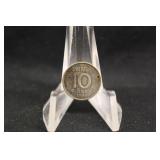 1954-TS Sweden Silver 10 Ore