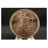 1oz .999 Pure Copper Round
