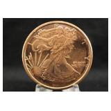 1oz .999 Copper Round