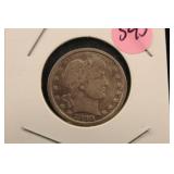 1899 Barber Silver Quarter