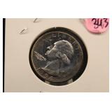 1954 Washington Silver Quarter