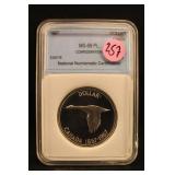 1967 Certified Canada Silver Dollar