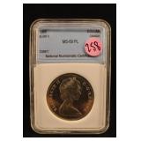 1965 Certified Canada Silver Dollar