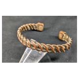 Copper and Silver Cuff Bracelet - Unmarked