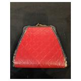 Vintage Coin Purse with Kiss Lock Closure