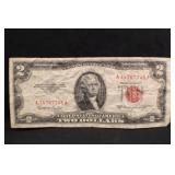 1953-C $2 Jefferson Red Seal Note