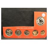 Partial 1976 Papua New Guinea Proof Set