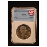 1967 Certified Canada Silver Dollar