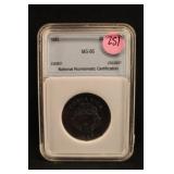 1985 Certified Costa Rica 20 Colones