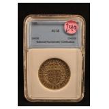 1935 Certified New Zealand Silver Half Crown
