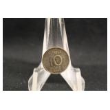1954-TS Sweden Silver 10 Ore-