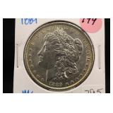 1889-P Uncirculated Morgan Silver Dollar