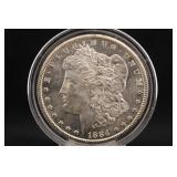 1884-CC Uncirculated Morgan Silver Dollar