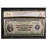 1918 $1 Federal Reserve Bank of Boston Note