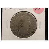 1909 Barber Silver Half Dollar