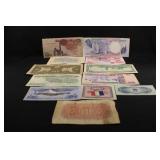 Lot of Foreign Paper Currency